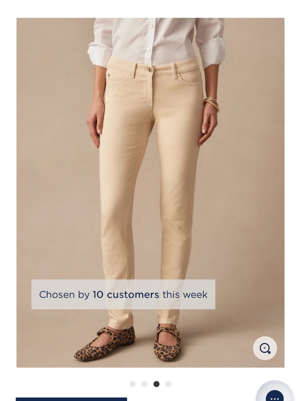 J. McLaughlin Straight-Leg Jeans in Cream
